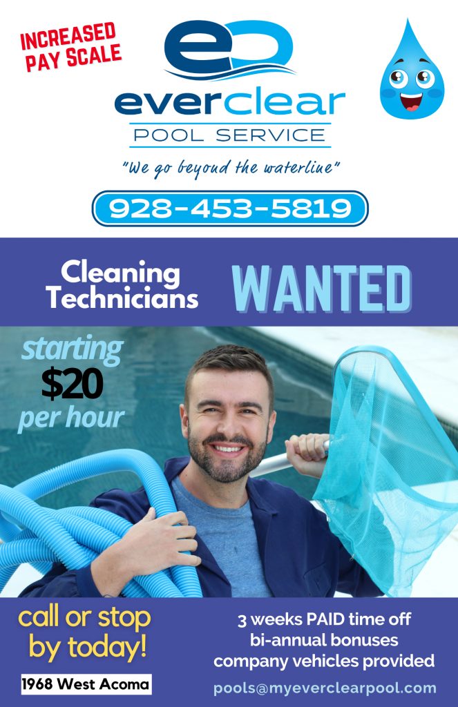 Jobs Everclear Pool Service Hiring pool cleaning technicians Lake Havasu Arizona